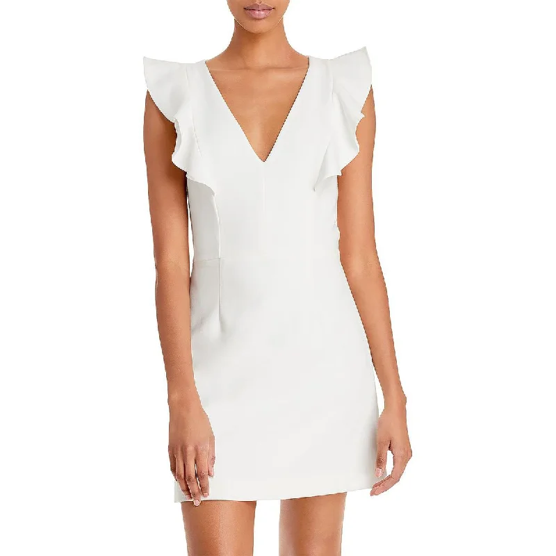 French Connection Womens A Line Mini Cocktail and Party Dress