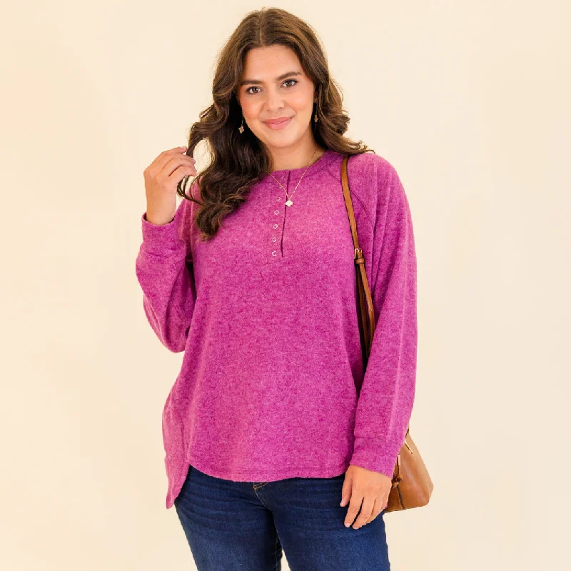 All The Feels Pullover, Light Plum