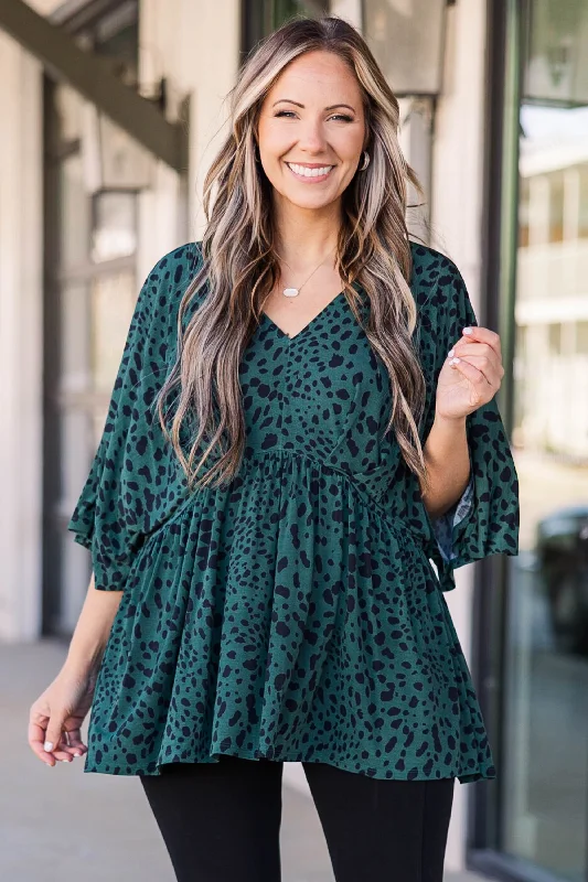 My Kinda Love Top, Hunter Green