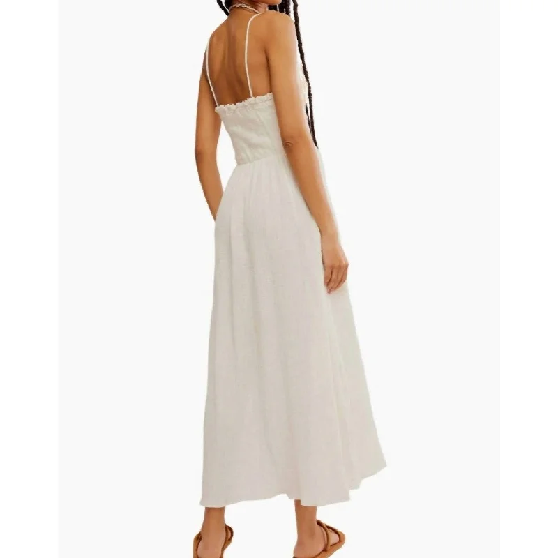 Free People - Solid Sweet Nothings Midi Dress