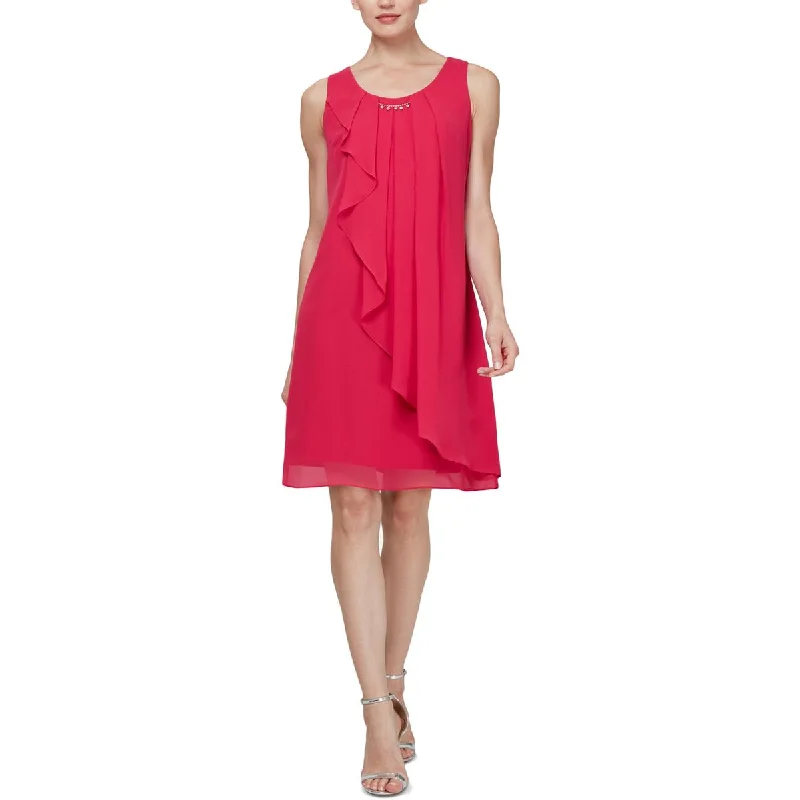 SLNY Womens Mini Cocktail And Party Dress