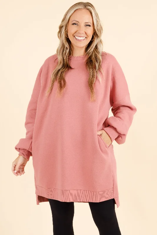 Always In Style Tunic, Dusty Rose