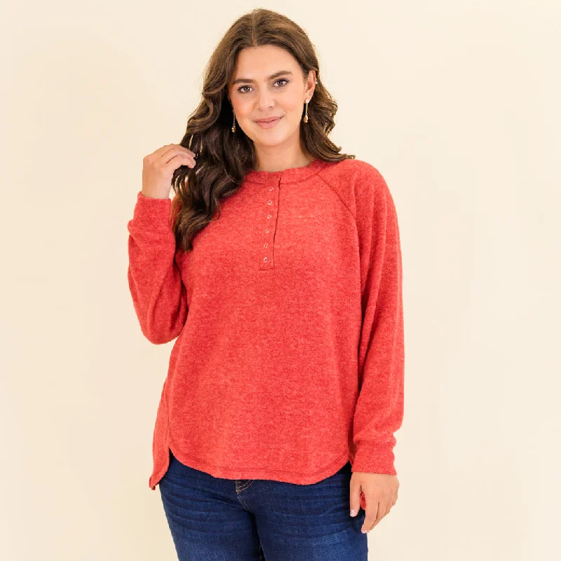 All The Feels Pullover, Dark Red