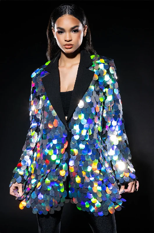 THE FINAL COUNTDOWN SEQUIN BLAZER