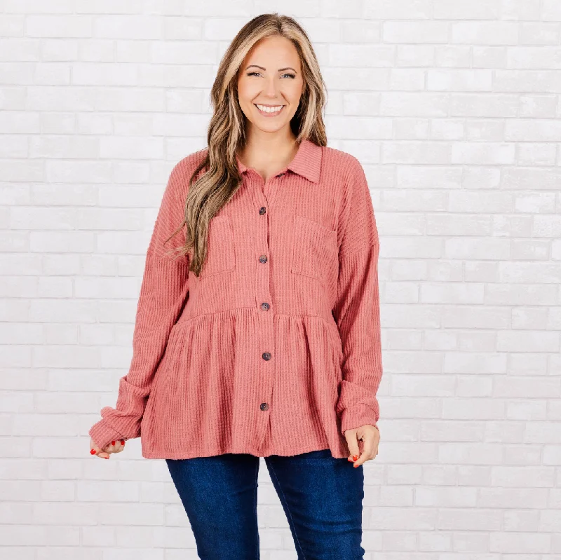 Elegant Nights Top, Mauve