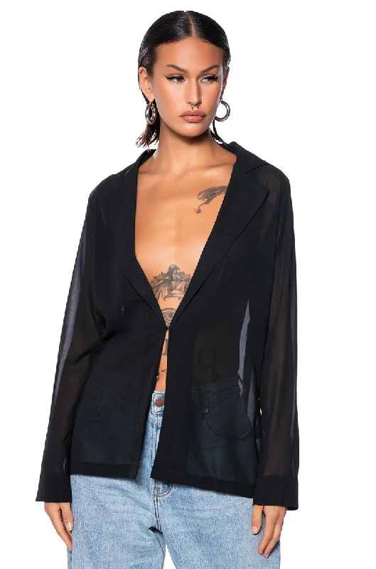 GG EASY MESH COVER UP JACKET