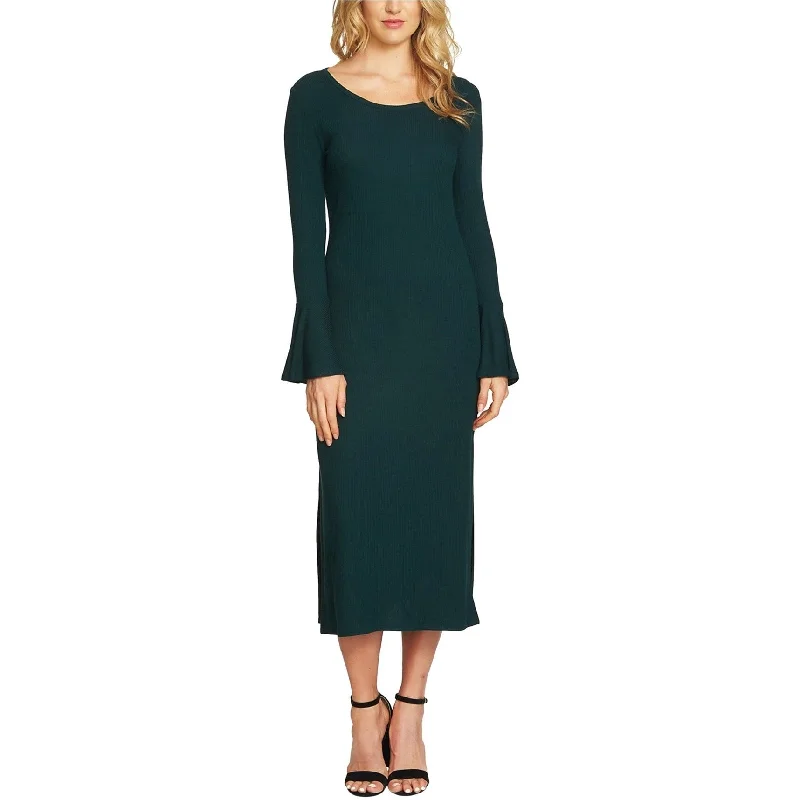 1.State Womens Ribbed Midi Dress