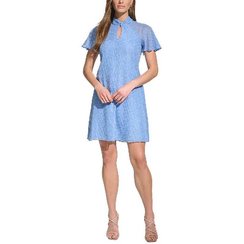 Jessica Howard Womens Keyhole Mini Shift Dress