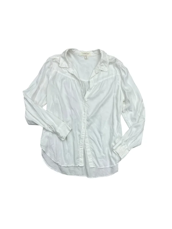 Top Long Sleeve By Cloth & Stone In White, Size: Xl