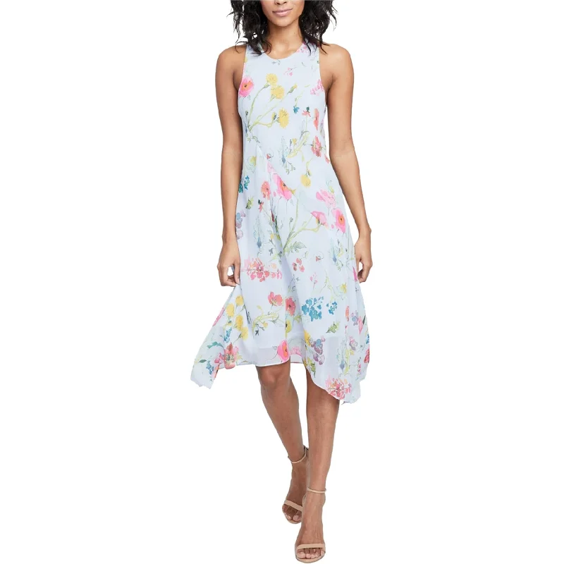 Rachel Roy Womens Boho Chic Midi Dress