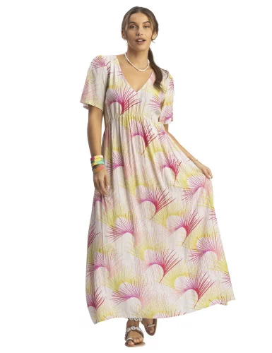 Maxi Dress Palms