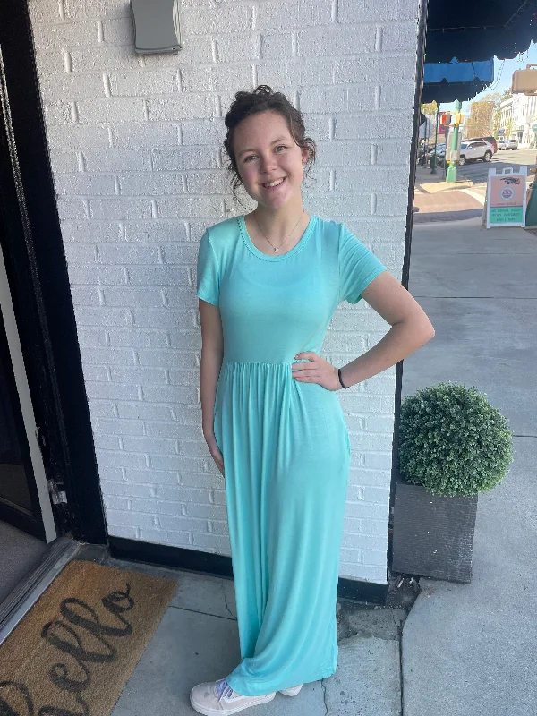 Teal Soft Maxi Dress