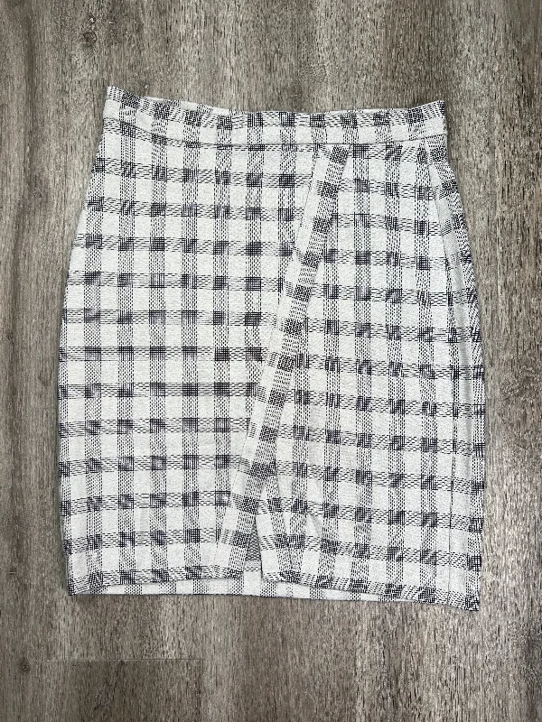 Black & Cream Skirt Mini & Short Cabi, Size M