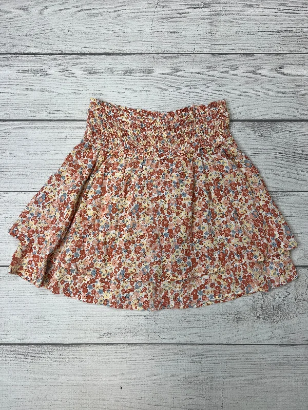 Floral Skirt Mini & Short Rails, Size M