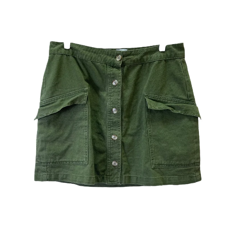 Green Skirt Mini & Short By Bdg, Size: L