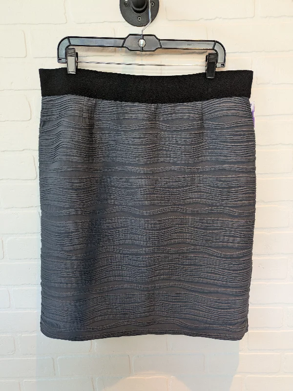 Grey Skirt Mini & Short Alfani, Size 16