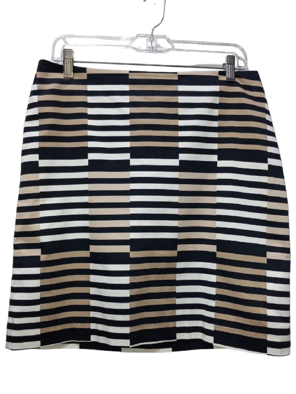 Striped Skirt Mini & Short Ann Taylor, Size 8