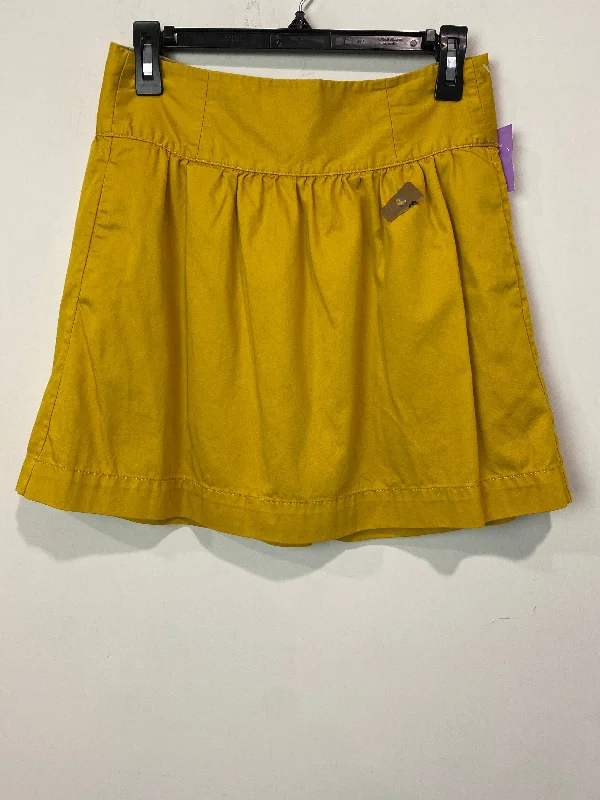 Yellow Skirt Mini  Fossil, Size Xs