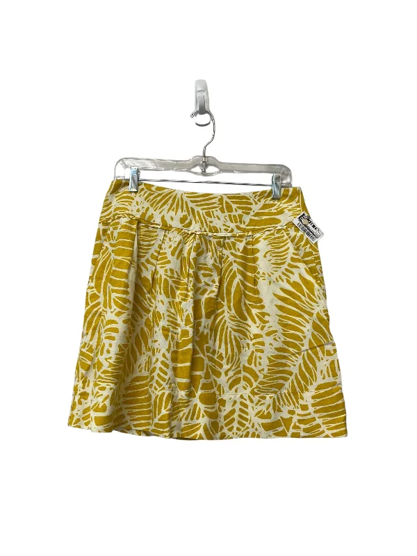 Yellow Skirt Mini & Short Loft, Size 4