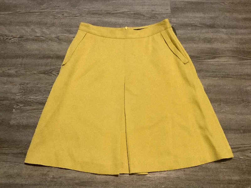 Yellow Skirt Mini & Short Massimo Dutti, Size 6