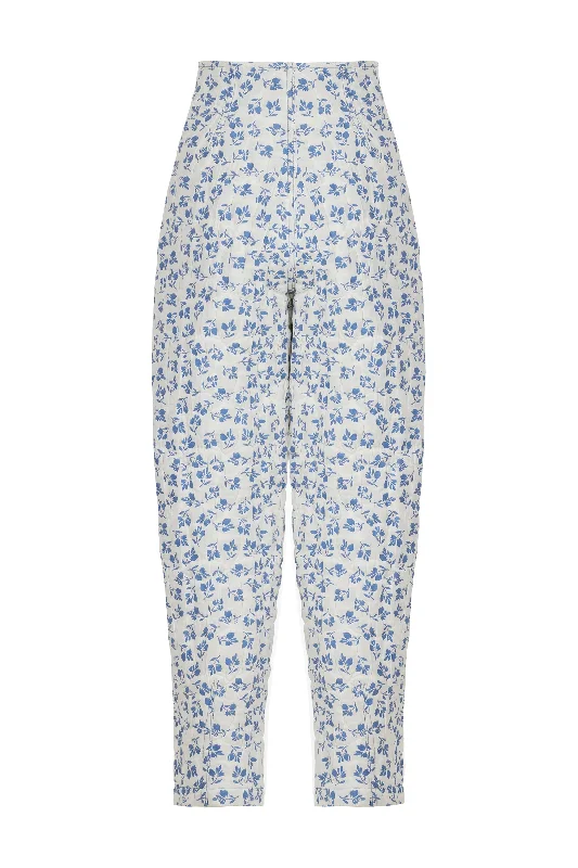 Floral Quilted Pants