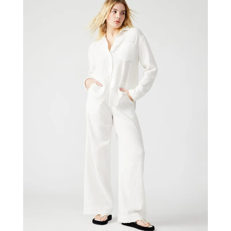 June Pant White