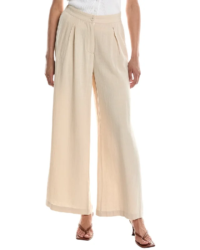 LUXE ALWAYS Linen-Blend Pant