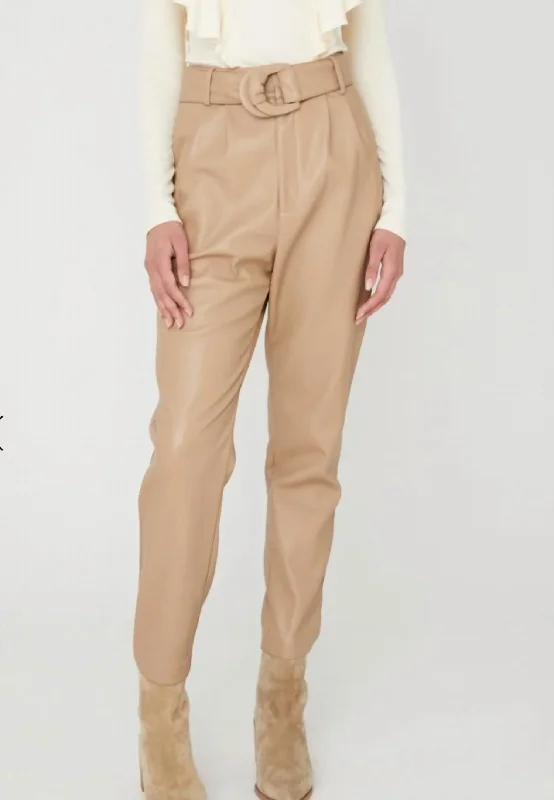 Munich Pants In Tan