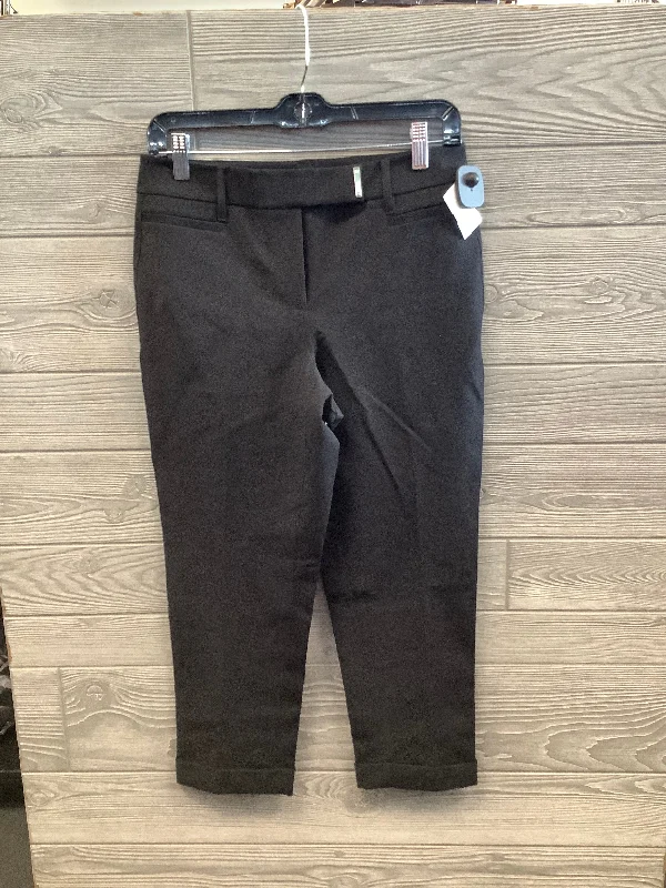 Pants Cropped By White House Black Market In Black, Size: 2