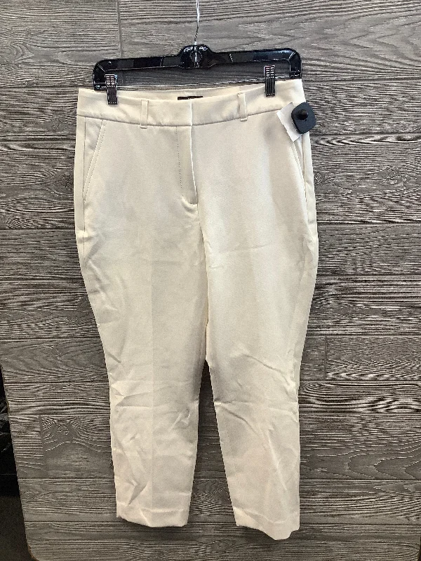 Pants Cropped By White House Black Market In Cream, Size: 6