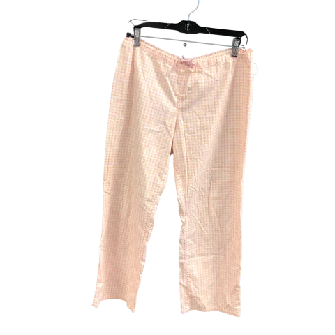 Pants Lounge By Calvin Klein In Pink & Yellow, Size: S