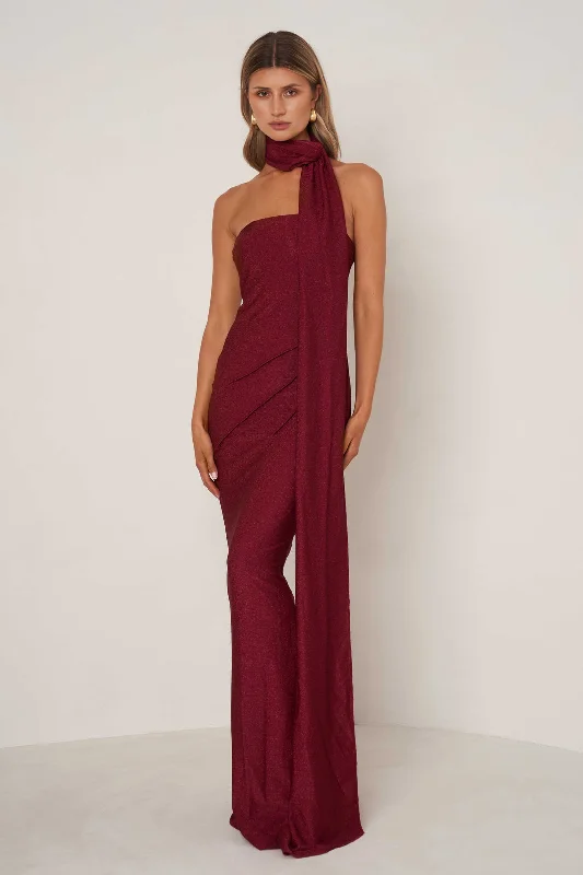 Gabriella Dress - Cherry Red