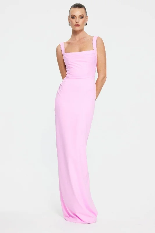 Marbella Gown - Taffy Pink