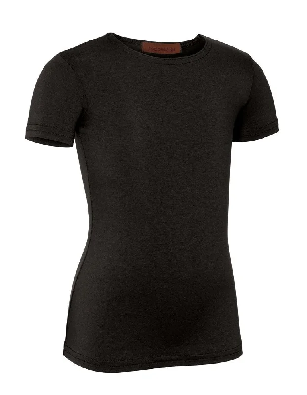 PB&J Girls Cotton Short Sleeve Shell - Black