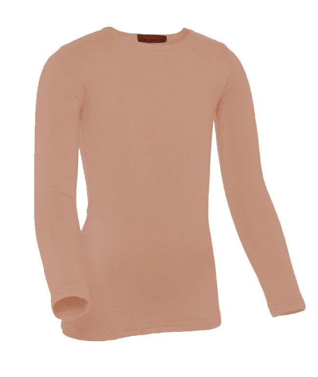 PB&J Girls Modal Long Sleeve Shell - Blush