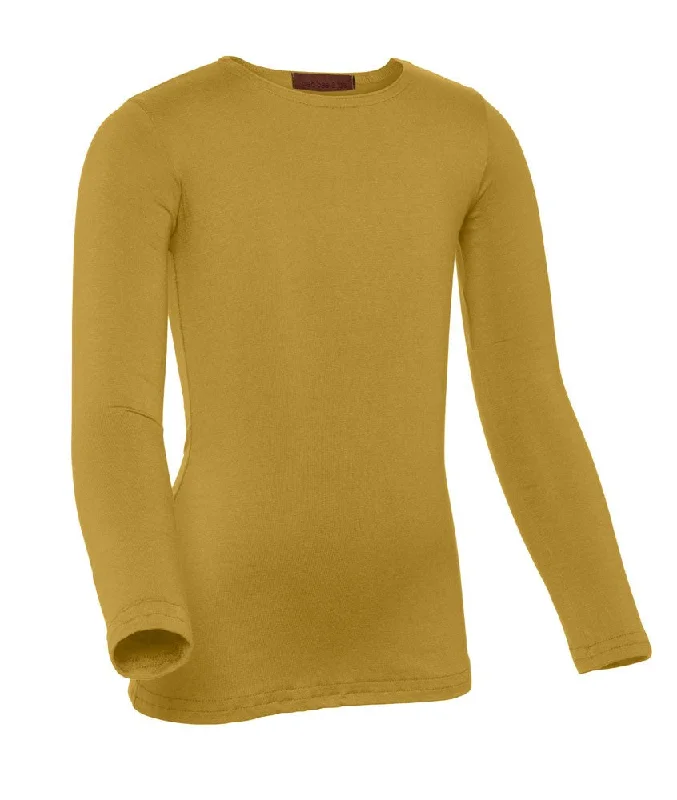 PB&J Girls Modal Long Sleeve Shell - Mustard