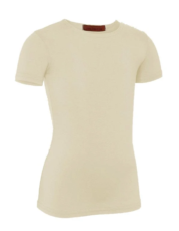 PB&J Girls Modal Short Sleeve Shell - Cream