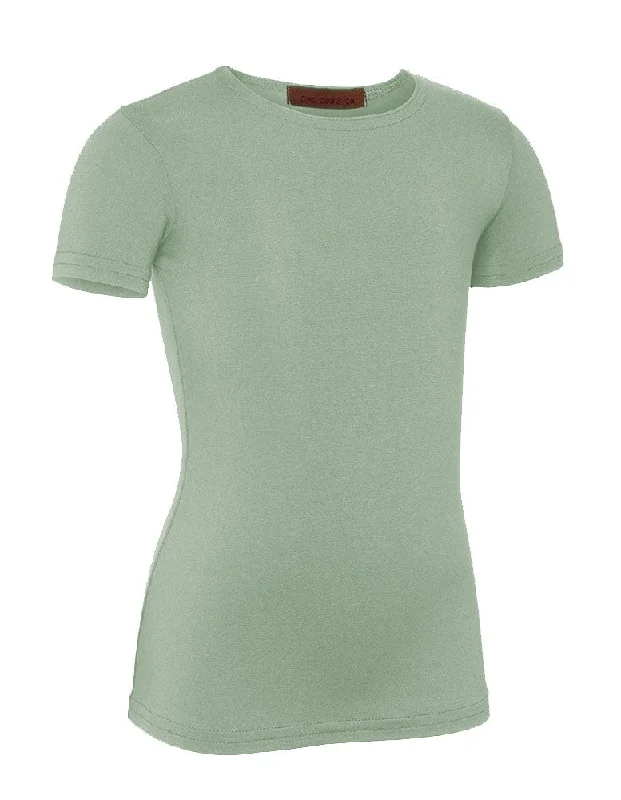 PB&J Girls Modal Short Sleeve Shell - Sea Green