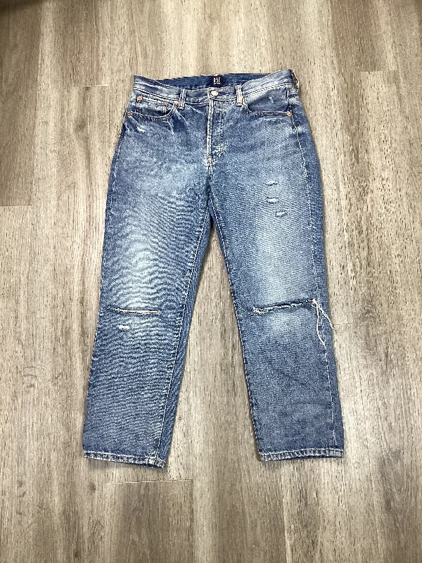 Jeans Boyfriend By Gap In Blue Denim, Size: 4