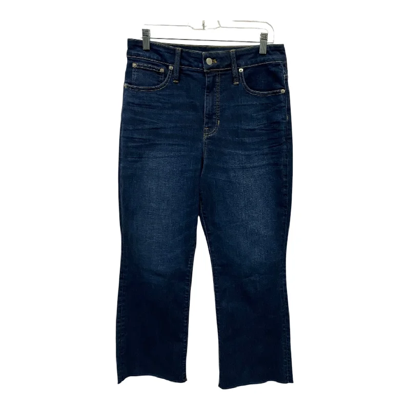 Jeans Flared By J. Crew In Blue Denim, Size:10