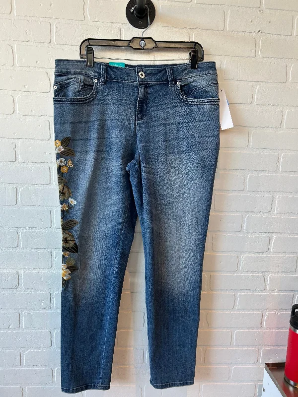 Jeans Skinny By Inc In Blue Denim, Size: 16