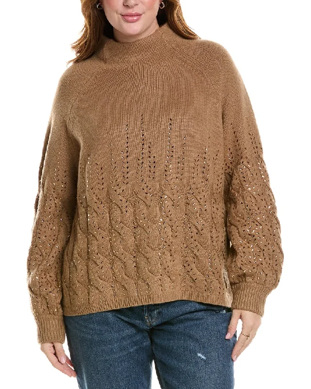 Marina Rinaldi Plus Ambrosia Wool-Blend Sweater