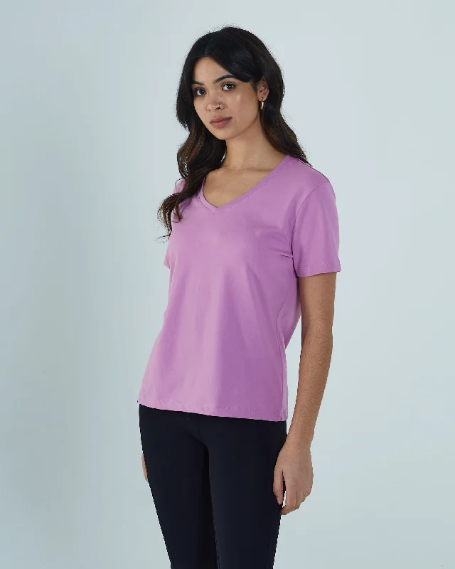 Lake T-Shirt Purple Orchid