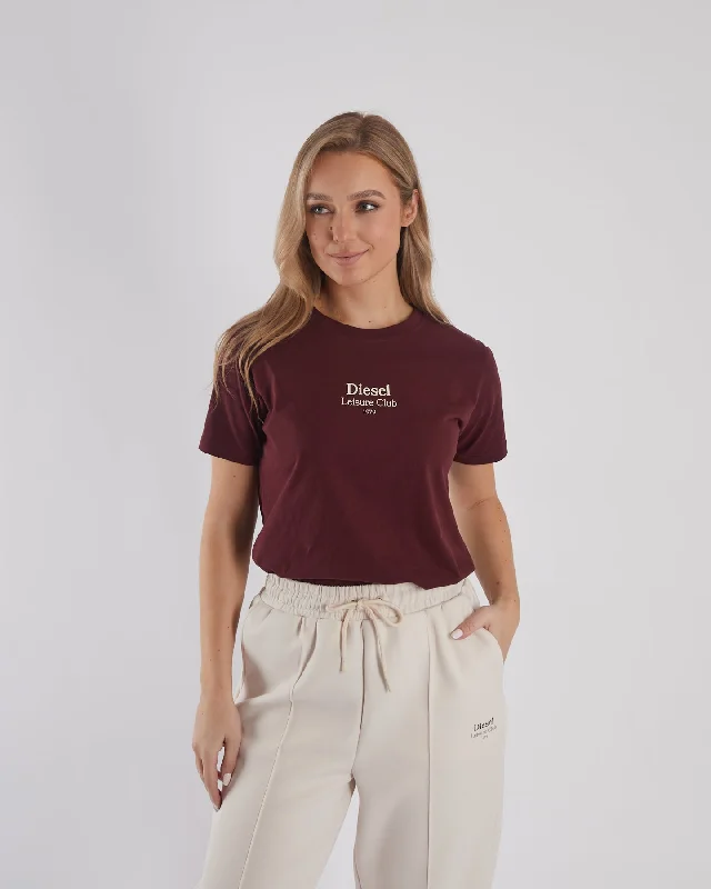 Ellis Tee Deep Maroon